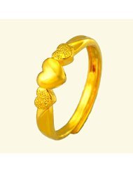 创缘黄金饰品 - 戒指 - 珠宝首饰 - 亚马逊